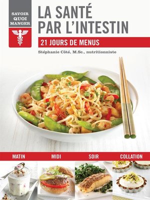 cover image of La santé par l'intestin